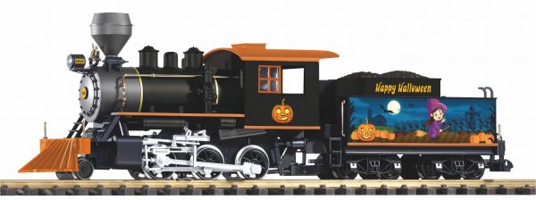 G-US Dampflok Mini-Mogul + Tender Halloween mit Sound&Dampf / PIKO 38262