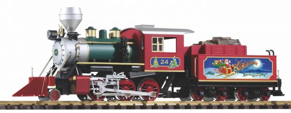 G-US Dampflok Mogul mit Tender North Pole Express, Sound&Dampf / PIKO 38230