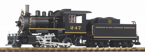 G-US Dampflok mit Tender Mini-Mogul D&RGW / piko 38239